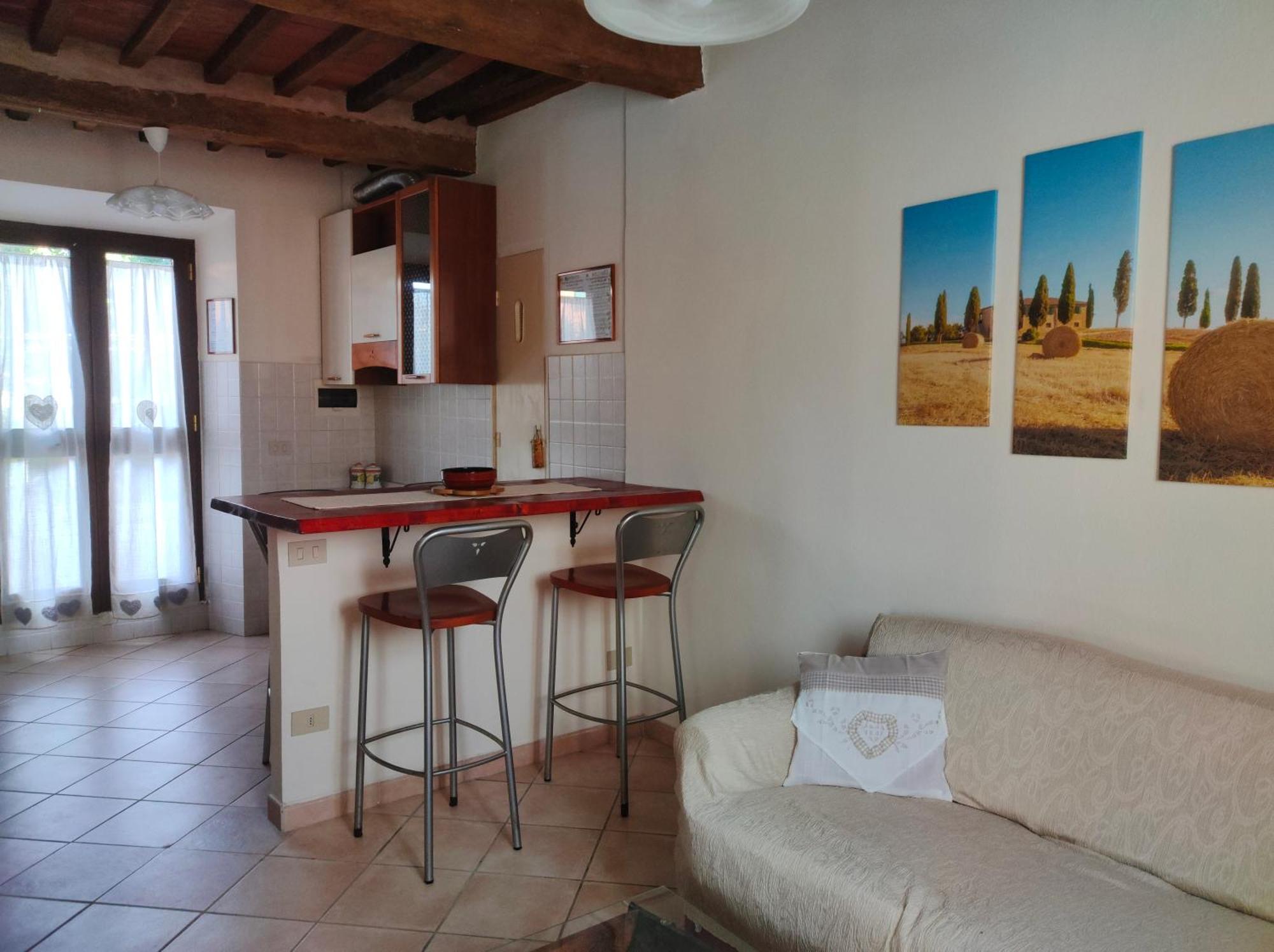 La Casina Di Colle - Appartamento Rustico Sulle Colline Di Pisa カシャーナ・テルメ エクステリア 写真