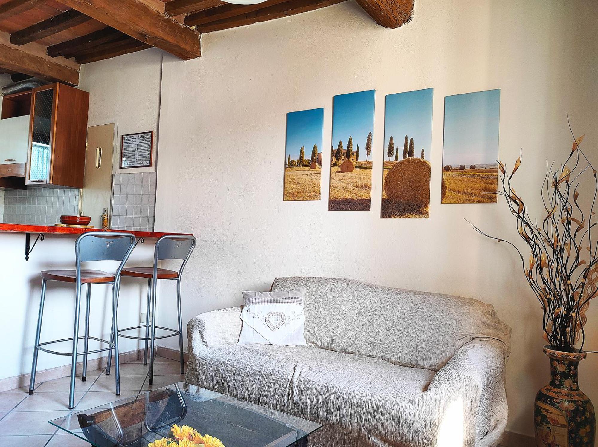 La Casina Di Colle - Appartamento Rustico Sulle Colline Di Pisa カシャーナ・テルメ エクステリア 写真