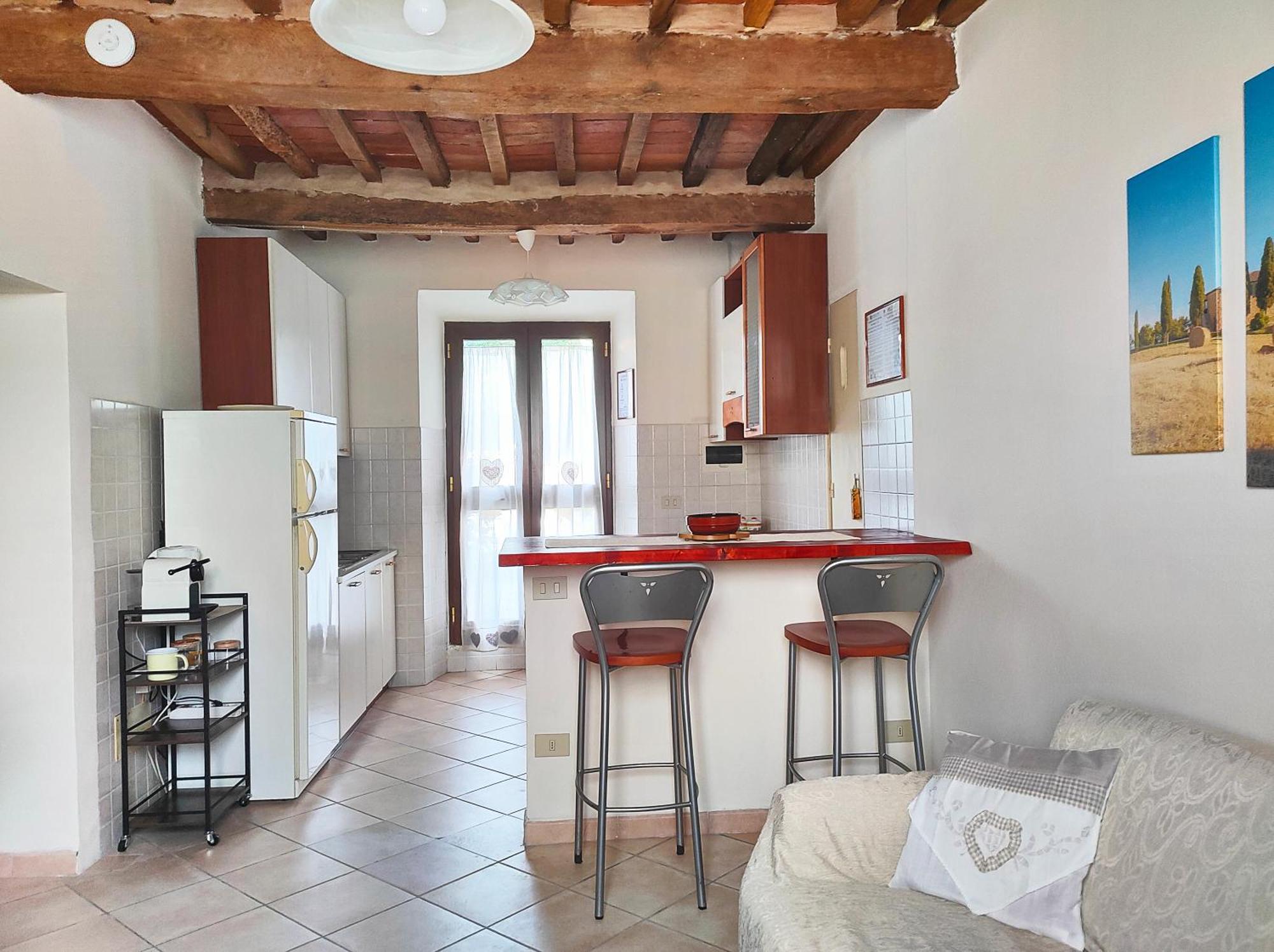 La Casina Di Colle - Appartamento Rustico Sulle Colline Di Pisa カシャーナ・テルメ エクステリア 写真